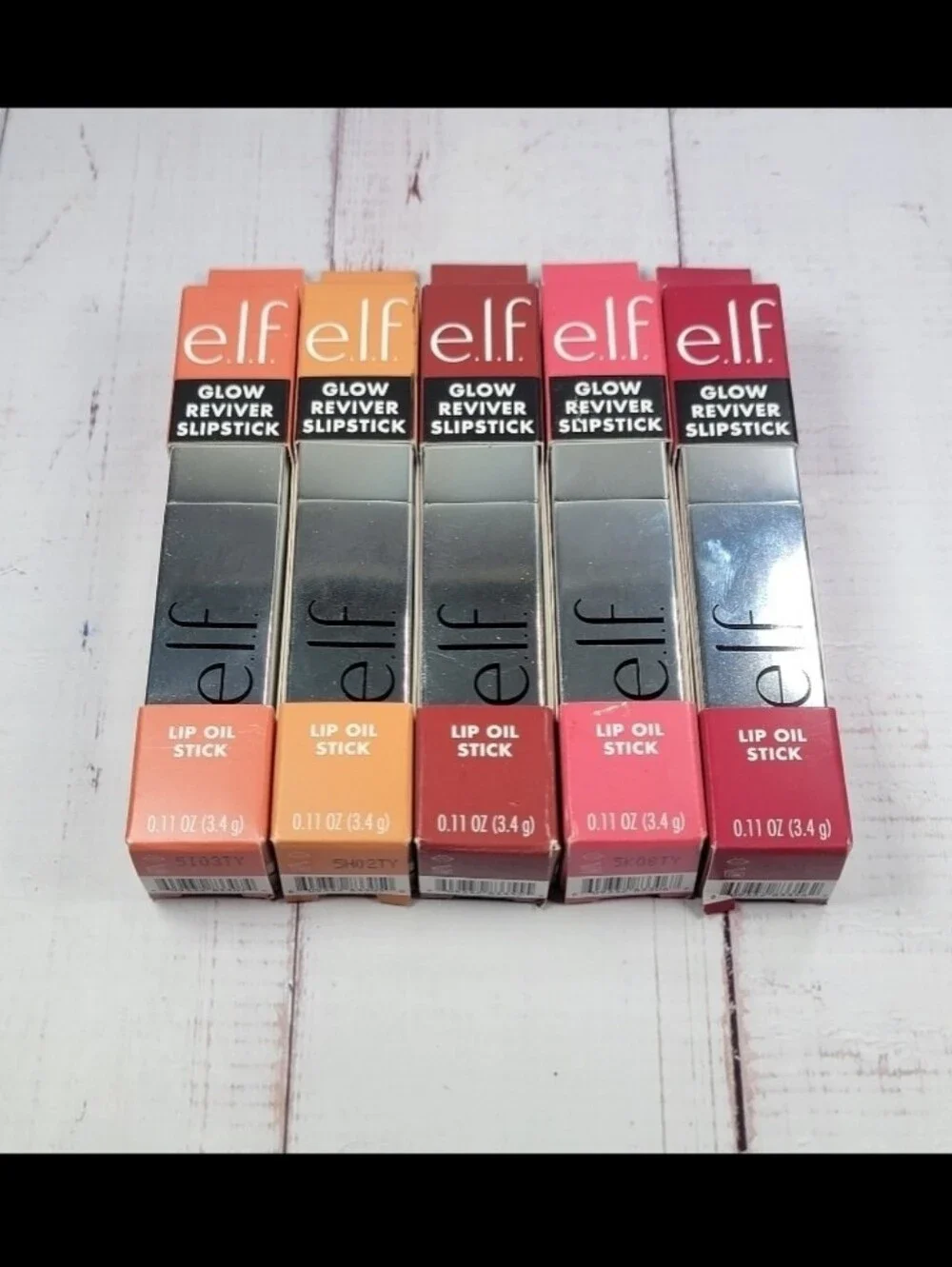 Elf Glow Reviver Slipstick Lip Oil Stick Bundle NEW!